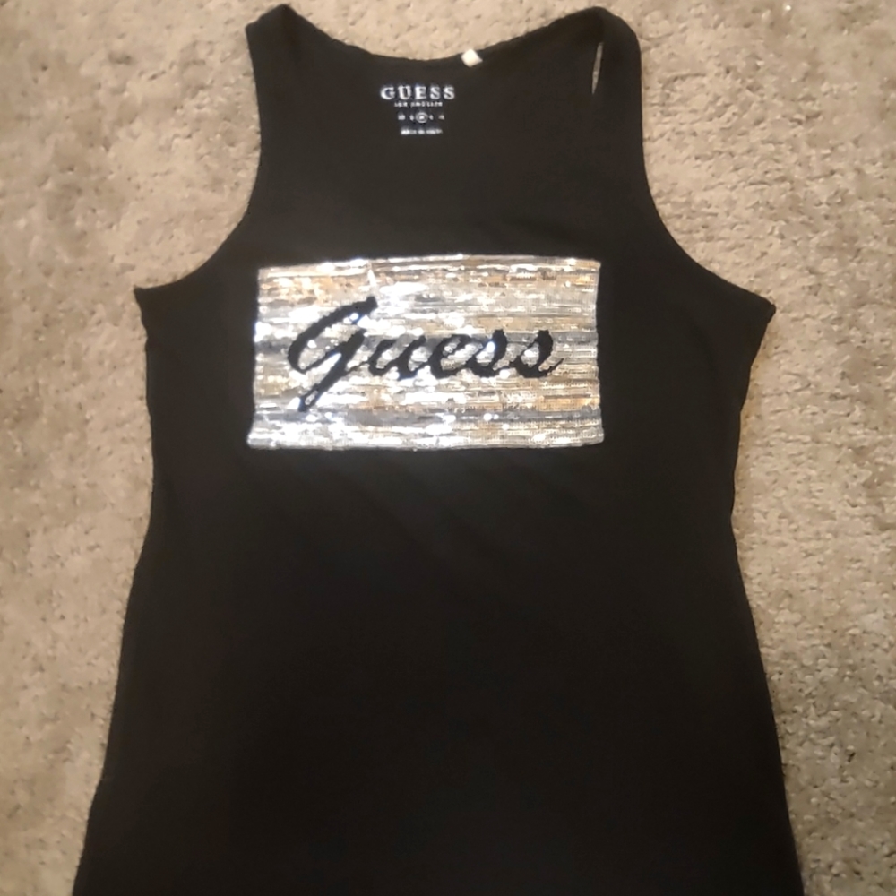 Beautiful Guess Bling Tank Top